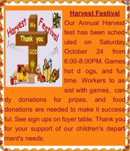 Harvest Festival